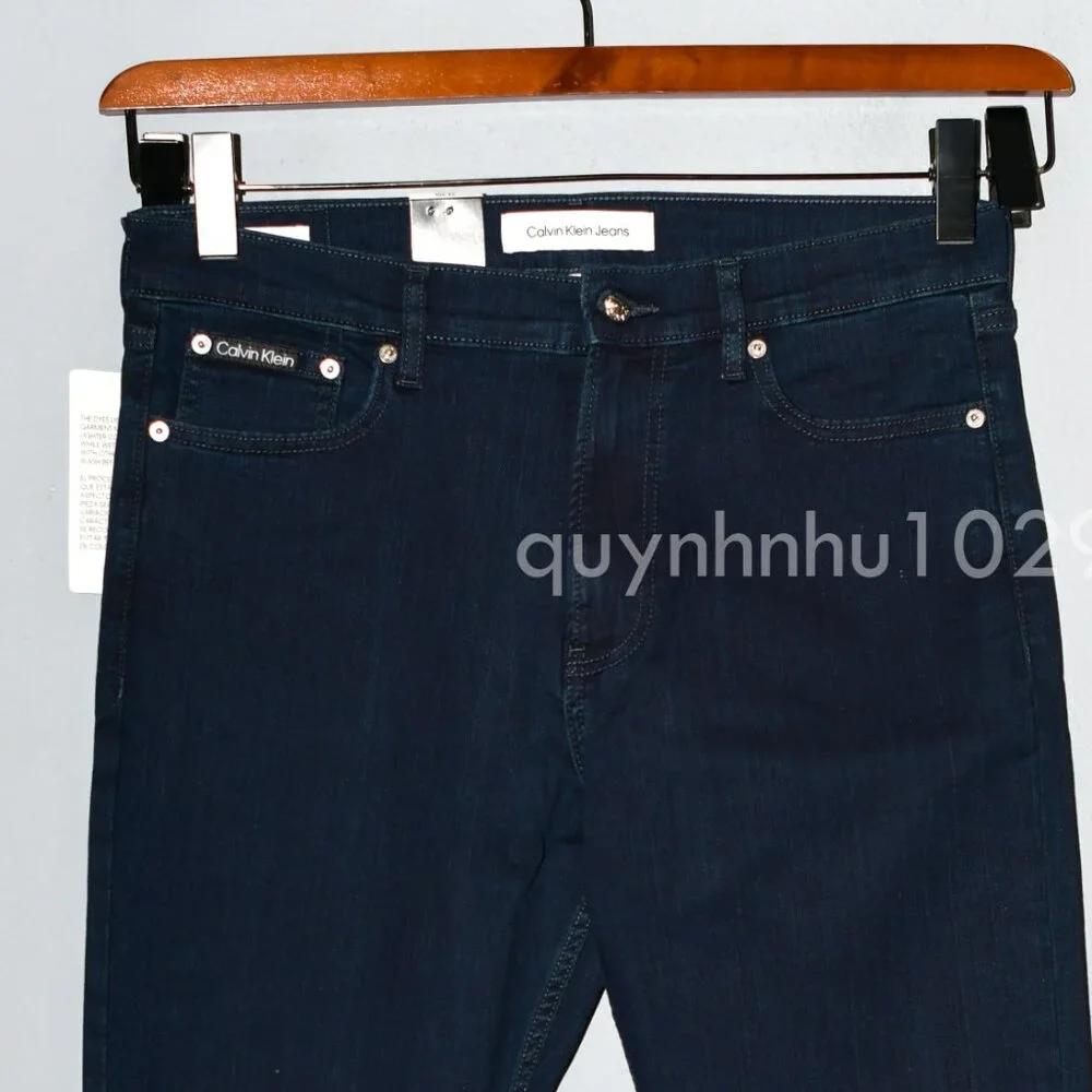 Calvin Klein Men's Denim Jean Straight Fit Stretch Denim Coin Pocket